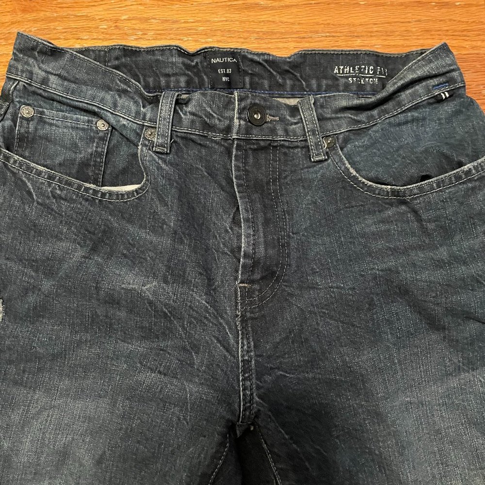 Nautica Athletic Stretch Jeans, 31 x 30